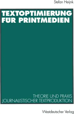 Produktbild von Textoptimierung für Printmedien