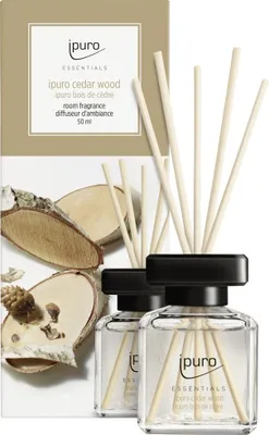 Produktbild von ipuro ESSENTIALS cedar wood, Duftflasche, Schilfaroma-Diffusor, 0,05 l