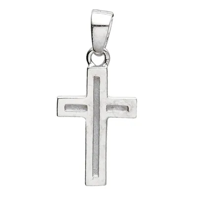 Produktbild von Basic Silber 27.0032S Damen Anhänger Kreuz Silber