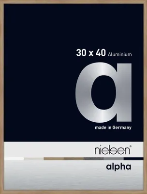 Produktbild von nielsen Aluminium Bilderrahmen Alpha, 30x40 cm, Eiche