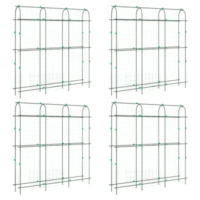 Obrázek produktu pro Zahradní treláže pro popínavé rostliny 4 ks U rám ocel