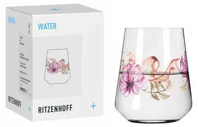 Kristallglas 500 ml, spülmaschinenfest, modernes Design