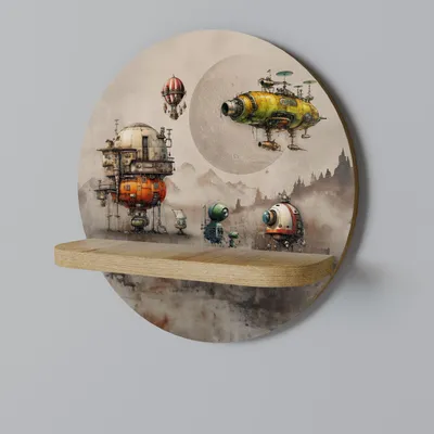 Obrázek produktu pro MACHINARIUM MASCHINEN Kulatá police