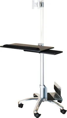 Produktbild von VALUE PC/LCD-Rollständer, höhenverstellbar, bis 10 kg