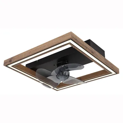 Produktbild von LED Deckenventilator, Holz, Fernbedienung, CCT, L 44 cm