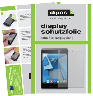Produktbild von 2x Schutzfolie für HP Pro Slate 8 matt Displayschutzfolie Folie Display Schutz