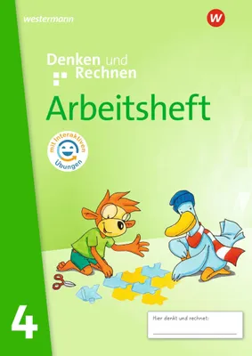 Produktbild von Denken und Rechnen Arbeitsheft 4 mit interaktiven Übungen. Allgemeine Ausgabe
