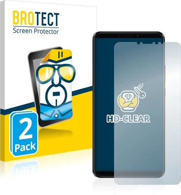 Produktbild von 2x Für Xiaomi Mi Max 3 Schutzfolie BROTECT Displayschutz Display Schutz Folie Klar Transparent