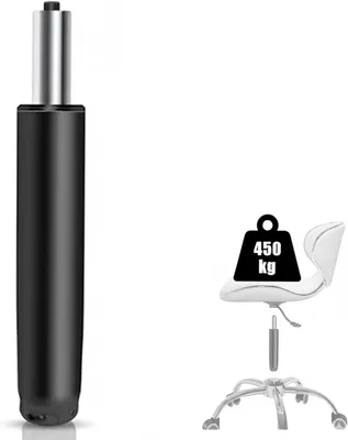 Produktbild von Gasdruckfeder für Bürostuhl - Höhenverstellbar von 290 mm bis 430 mm - Schwarz