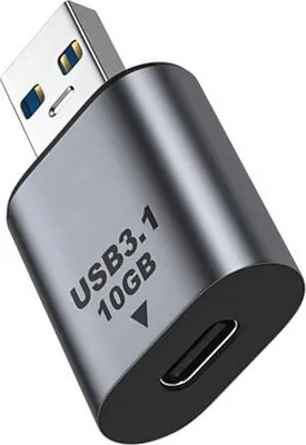 Produktbild von INF 2er-Pack USB-C Buchse auf USB Stecker Adapter, Aluminium, 10 Gbit/s