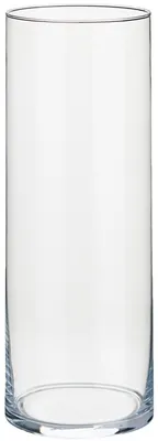 Produktbild von Zylindervase/Blumenvase - Glas - 12 x 30 cm - Vase fur Blumenstrause