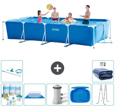 Produktbild von Rechteckiger Frame Pool - 450x220x84 cm - 8-teilig S20079