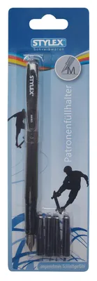 Produktbild von Füller Schulfüller Füllhalter & 4 Patronen / Farbe: schwarz