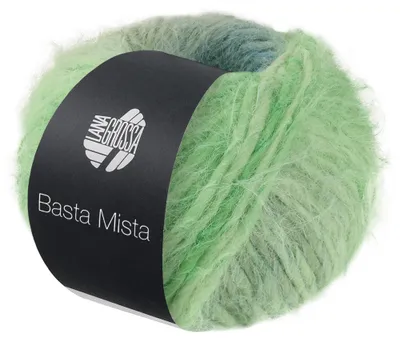 Produktbild von Lana Grossa - Basta Mista 0115 grüngrau graublau hellpetrol graugrün hellgrün