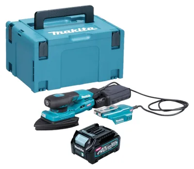 Image de Makita BO 006 CGD101 Ponceuse delta sans fil 40 V max. 100 x 150 mm 3,0 mm course Brushless + 1x batterie 2,5 Ah + Makpac - sans chargeur