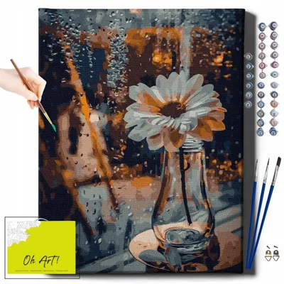 Image de Oh Art  Set de peinture par numéros - 40x50cm, avec cadre en bois et pinceaux - Livraison rapide