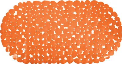 Produktbild von MSV Dusche/Bad rutschfeste Matte Badezimmer - pvc - orange - 35 x 68 cm