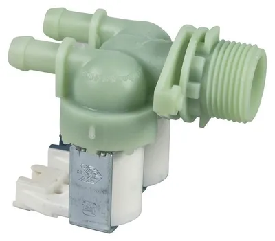 Immagine prodotto di Candy Hoover 41018989 Valvola magnetica Valvola di ingresso doppia 180° 10,5 mmØ Lavatrice anche Baumatic Brandt DeDietrich Franke Iberna Nordmende Otsein Philco Rosieres Zerowatt