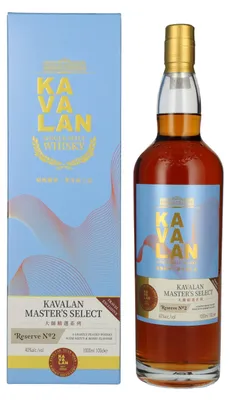 Produktbild von Kavalan Master's Select Reserve N°2 40% Vol. 1l in Geschenkbox