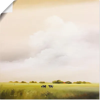 Produktbild von ARTland Poster Kühe I Größe: 30x30 cm