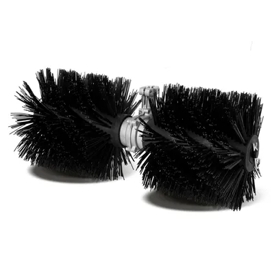 Immagine prodotto di Rullo spazzante EBERTH con asta di trasmissione per spazzatrice a benzina, larghezza 55 cm, attacco Ø 27 mm, ricambio spazzola in plastica, alluminio