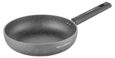 Image de POÊLE en fonte d'aluminium Ø 25 cm antiadhésive Poêle à frire à induction Gris