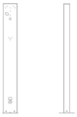 Produktbild von Wallbox Standfuß Eiffel Basic Mono