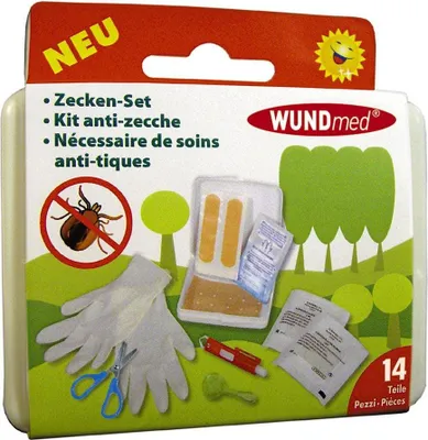 Produktbild von Wundmed Zecken-Set 14-teilig
