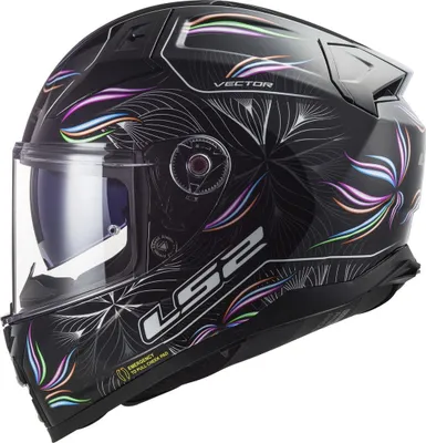 Produktbild von LS2 FF811 VECTOR II TROPICAL Integralhelm S in schwarz/weiß