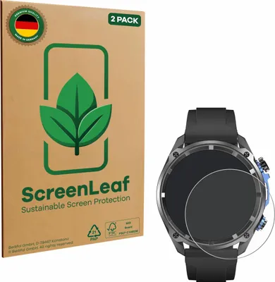 Produktbild von 2x ScreenLeaf Schutzfolie für DTNO.1 DTG1 1.43" nachhaltiger Displayschutz Display Schutz Folie Klar Transparent