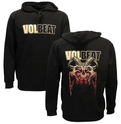 Zdjęcie produktu dla Bluza z kapturem Volbeat Bleeding Crown z nadrukiem czaszki na plecach – rozmiar S