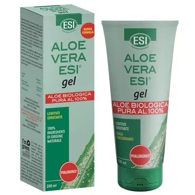 Obrázek produktu pro ESI Aloe Vera gel 100% čistý hydratační a vyživující gel na pleť 200ml