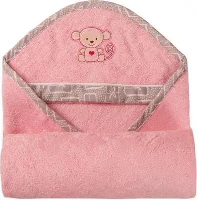 Produktbild von Babybadewannenbezug 100x100 BAMBUS rosa