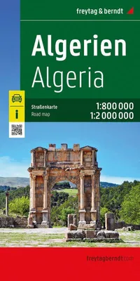Produktbild von Algerien, Straßenkarte 1:800.000 - 1:2.000.000, freytag & berndt