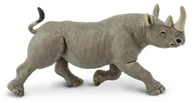 Produktbild von Safari Ltd Schwarze Nashornfigur Grau From 3 Years Kinder Grau From 3 Years