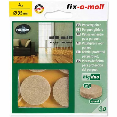 Obrázok produktu pre RITTERRATH Big-Duo hladidlá na parkety 35 mm 4 kusy 4007219074644