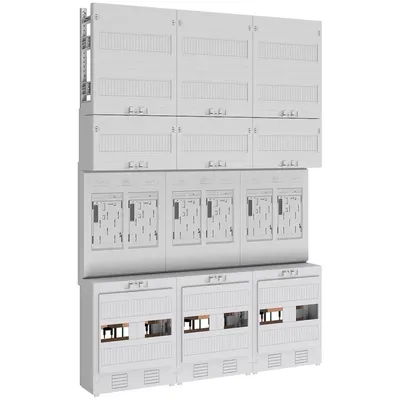 Produktbild von ABN Zählerplatz eHZ 6Z EZ37360 m.Klemmstein OKK 5p 750x1050mm