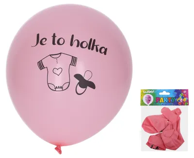 Image de Ballon Gonflable 30 Cm - Lot De 5 Fille