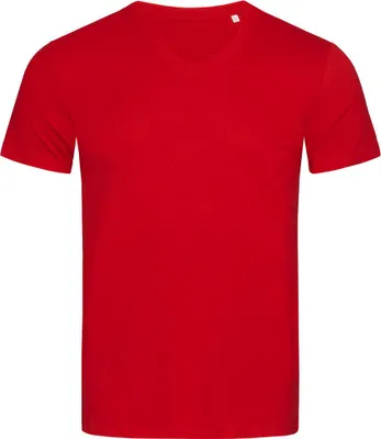 Immagine prodotto di Stedman ST9010 | Maglietta da uomo con scollo a V Ben - Colore: Rosso cremisi - Taglia: S