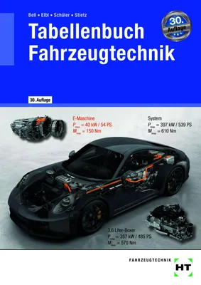 Produktbild von Tabellenbuch Fahrzeugtechnik