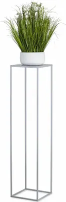 Produktbild von HowHomely | Blumenständer - 100 cm - Grau - Modern und Stabil - Ideal für Pflanzen
