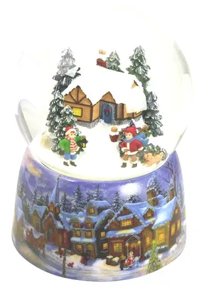 Produktbild von MMM GmbH_Spieluhrenwelt_Spieluhr_Schneekugel Spaziergang im Schnee_58008