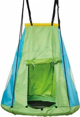 Produktbild von schaukelzelt für Nistschaukel 110 cm grün/blau
