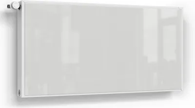 Produktbild von DEQORI Magnetmatte Heizung Standard 120x60 cm 'Hellgrau' Heizkörperverkleidung Magnetfolie