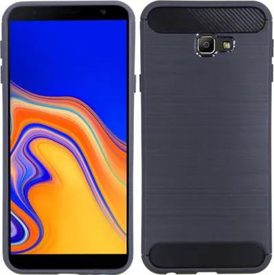 Produktbild von Samsung Galaxy J4+ Plus (J415F) Silikon Hülle Cover Case Bumper Schwarz