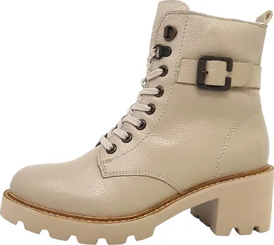 Immagine prodotto di Scarpe da uomo Remonte, modello Maya/Greece/Merino, stivaletti stringati, colore bianco, adatte al tempo libero
