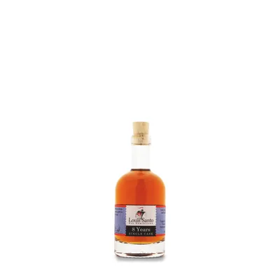 Produktbild von Louis Santo Premium Single Cask Rum 8 Jahre | Cognac Cask Finish | Karibischer Rum | ideal als Geschenk | 40% Vol. | 0,1 l