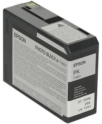 Produktbild von Epson Tintenpatrone photo black T 580  80 ml              T 5801