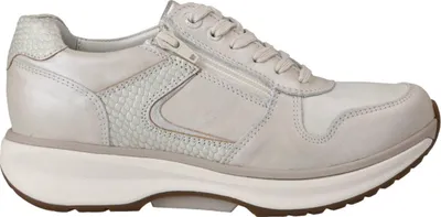 Produktbild von Xsensible New Jersey bequeme Halbschuhe, Sneaker, Soft Pearl, Leder, Weite GX - Damenschuhe Bequeme Schnürschuhe, Beige, leder (stretchleder)