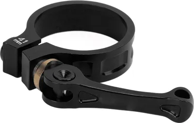 Zdjęcie produktu dla zacisk sztycy rowerowej 41 mm, stop aluminium CNC, szybkozamykacz sztycy rowerowej do rowerów składanych, czarny